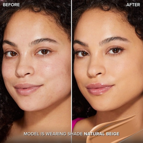 🆕 TOO FACED Born This Way Undetectable Med Coverage Foundation NATURAL BEIGE NIB - Picture 2 of 8